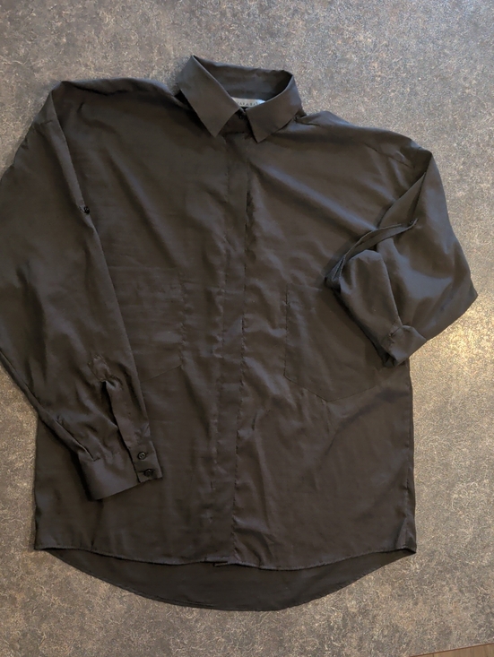 Zara Tops - Zara Black Button-Front Long Sleeve Dress Shirt